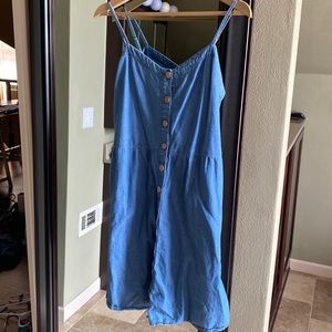 Cambray button down dress